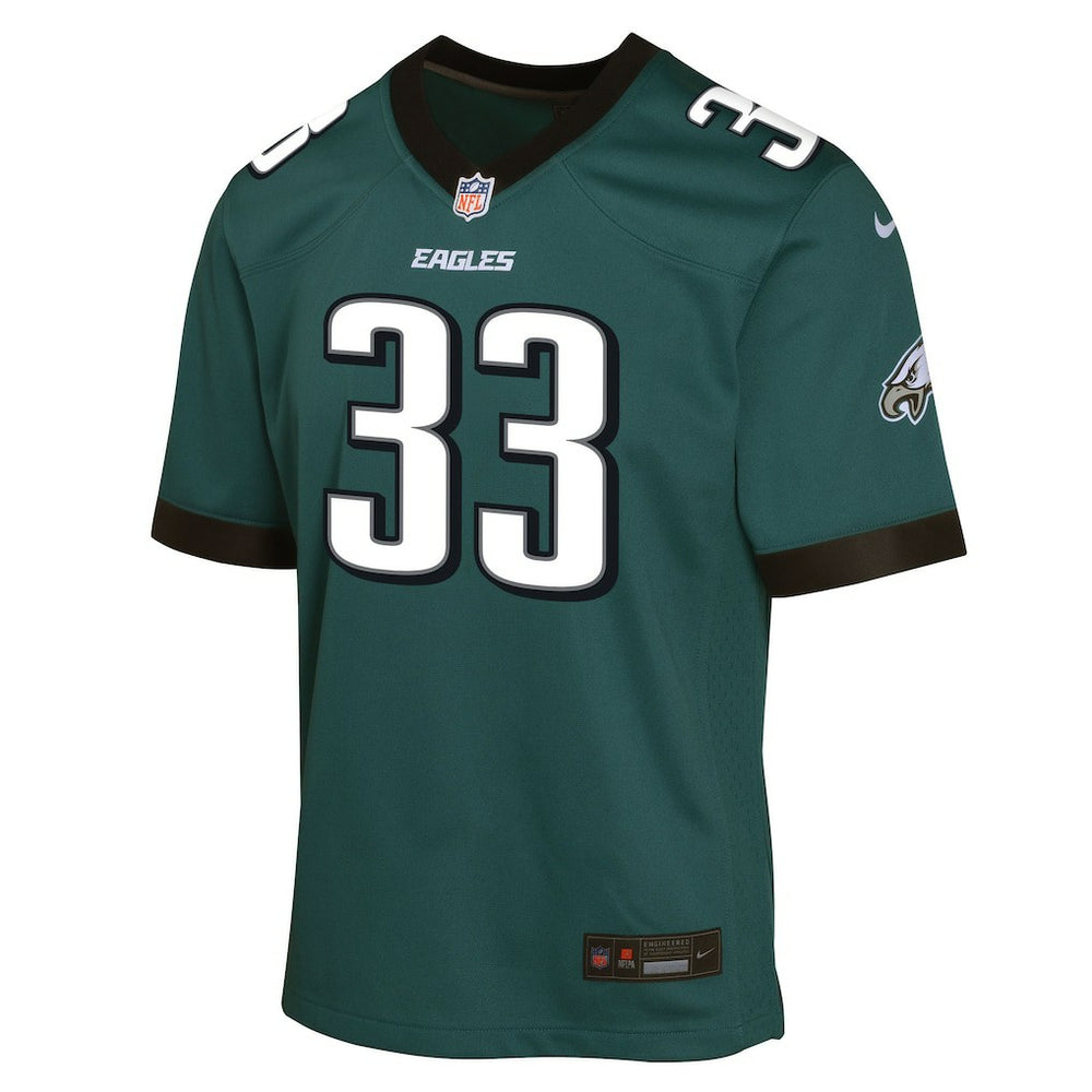 Nike Cooper DeJean Philadelphia Eagles Youth Game Player Jersey Midnight Green