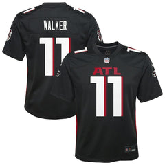 Nike Jalon Walker Atlanta Falcons Youth Team Game Jersey Black