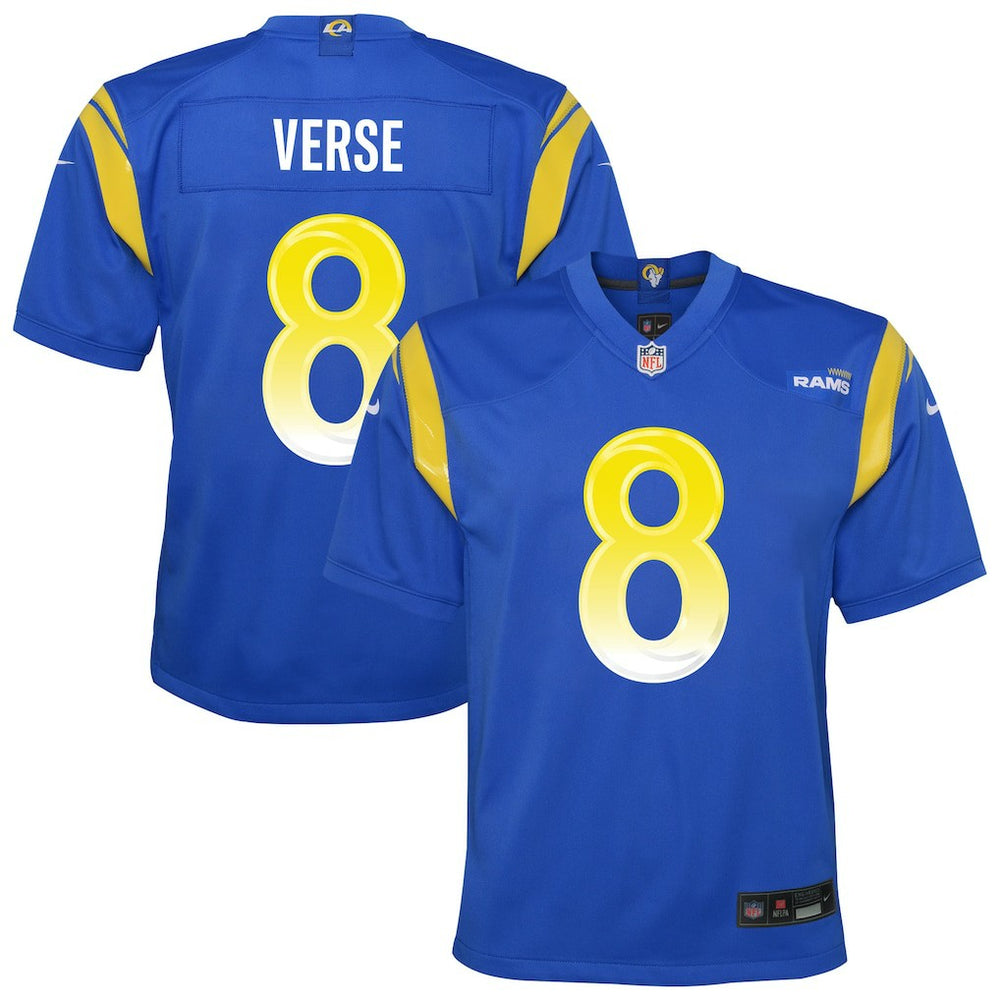 Nike Jared Verse Los Angeles Rams Youth Team Game Jersey Royal