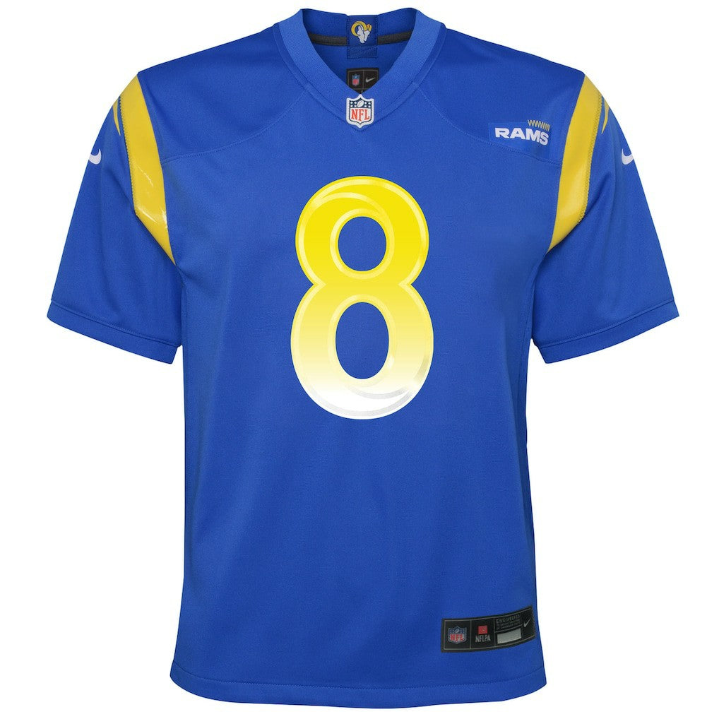 Nike Jared Verse Los Angeles Rams Youth Team Game Jersey Royal