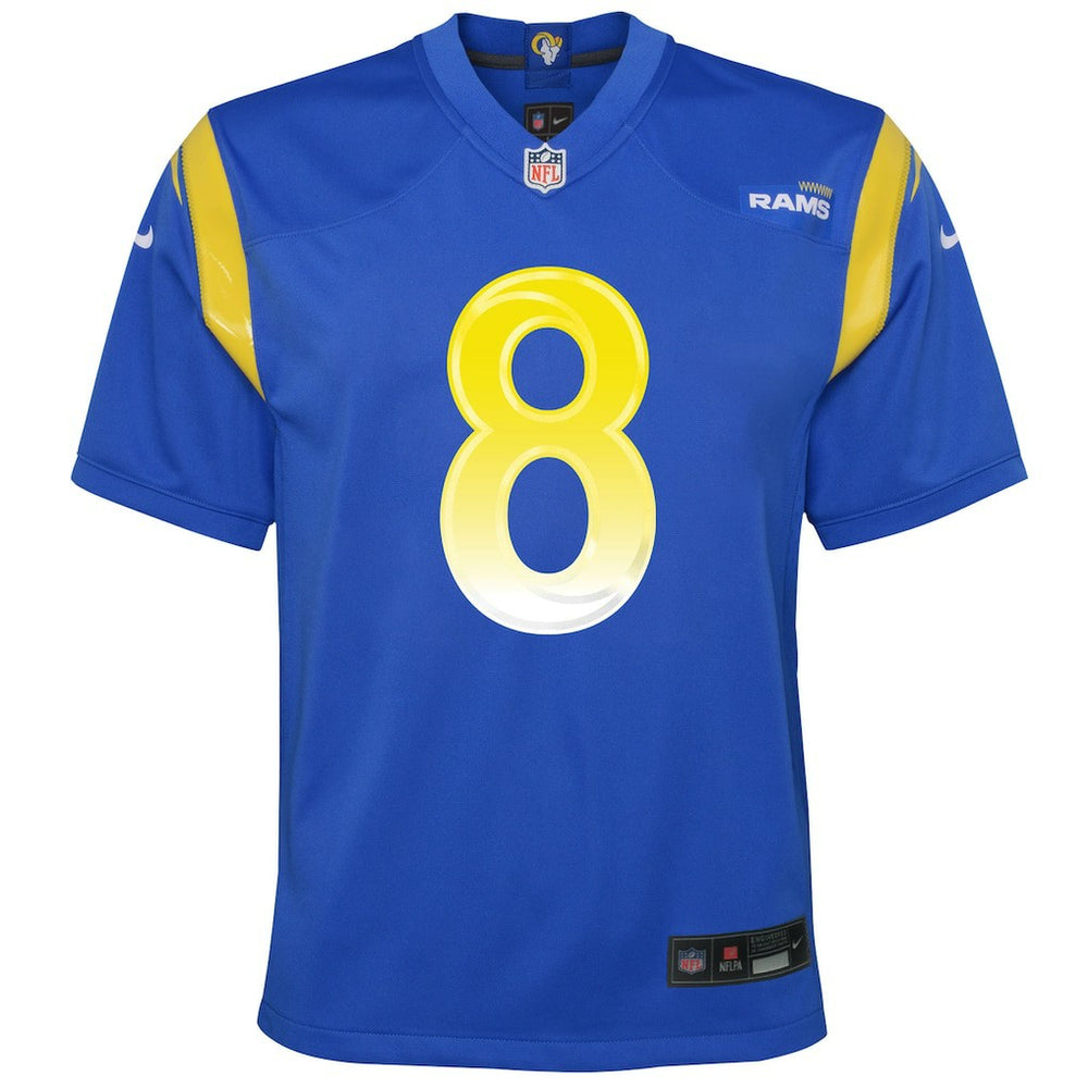 Nike Jared Verse Los Angeles Rams Youth Team Game Jersey Royal
