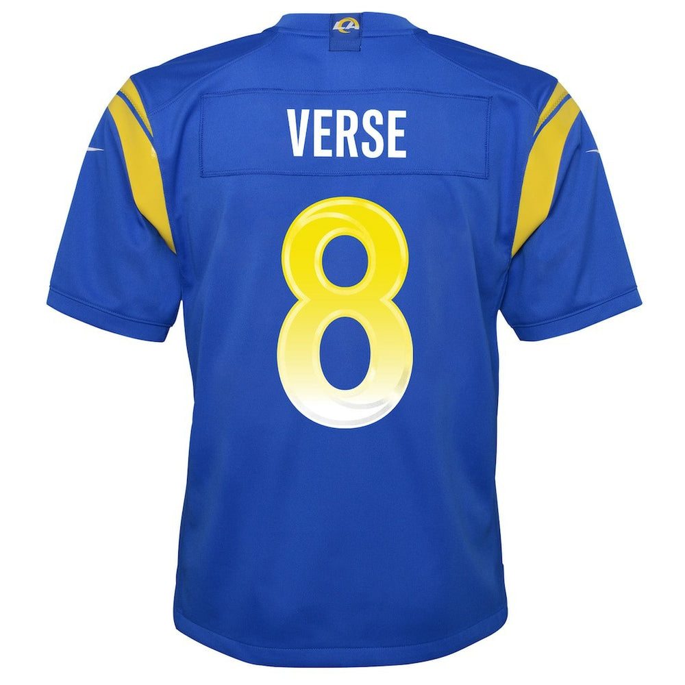 Nike Jared Verse Los Angeles Rams Youth Team Game Jersey Royal