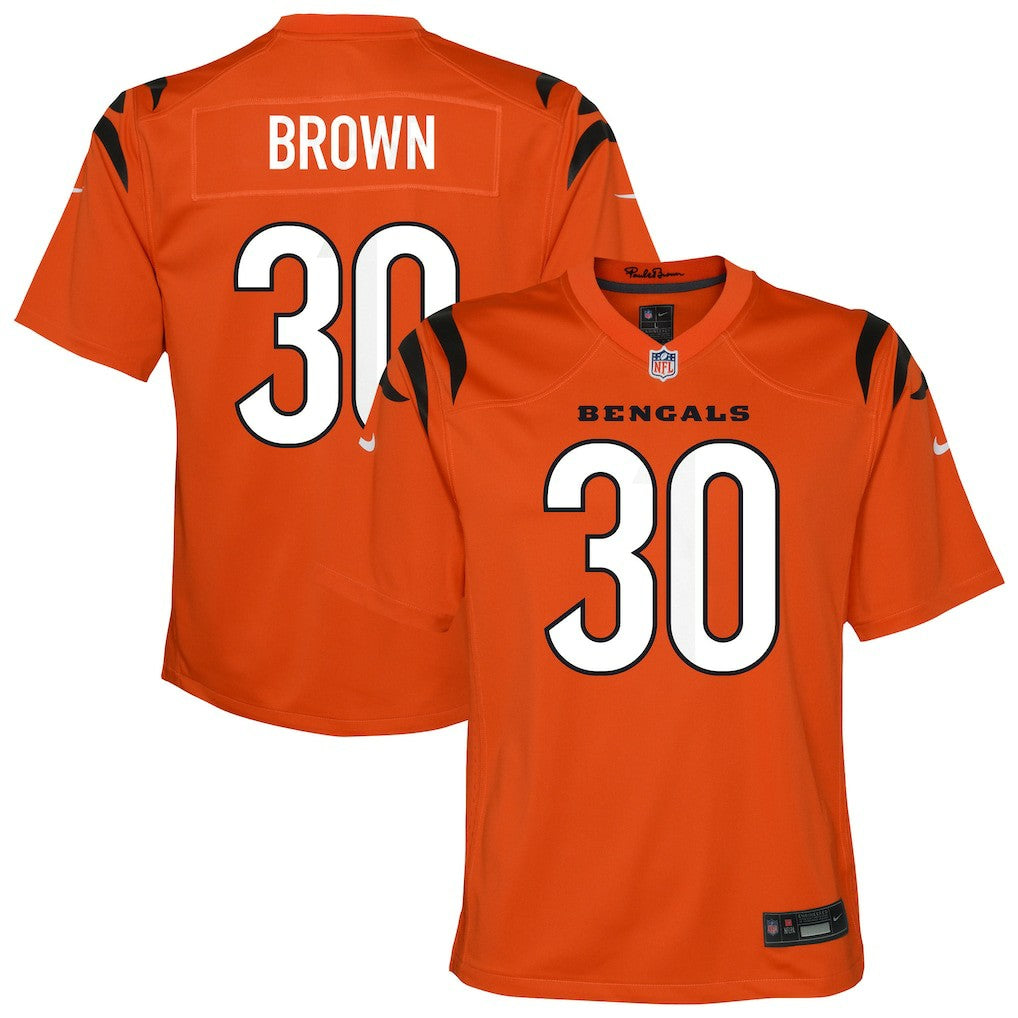 Nike Chase Brown Cincinnati Bengals Youth Youth Orange