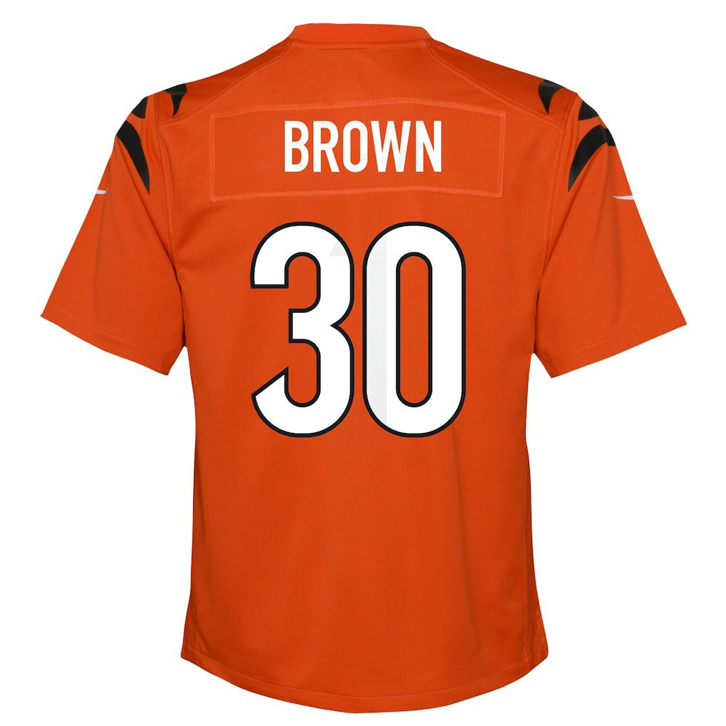 Nike Chase Brown Cincinnati Bengals Youth Youth Orange