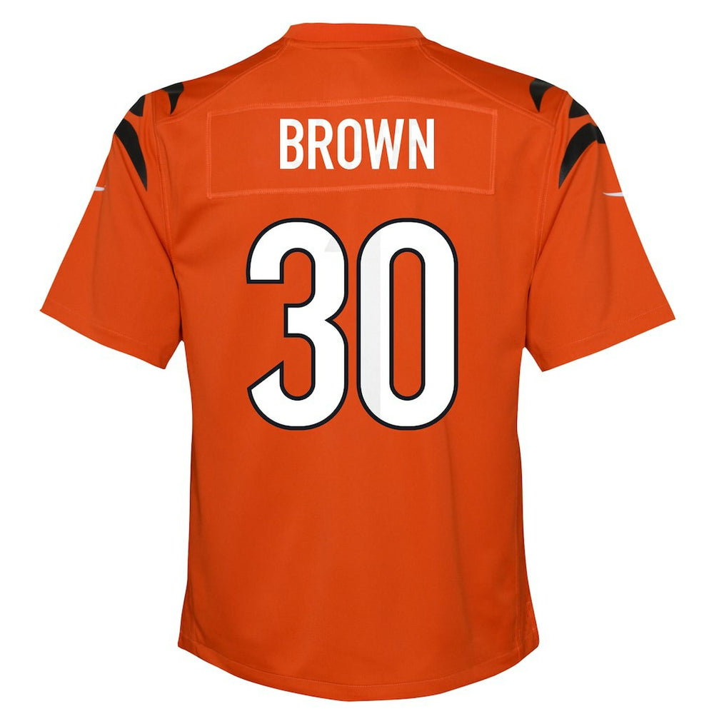 Nike Chase Brown Cincinnati Bengals Youth Youth Orange