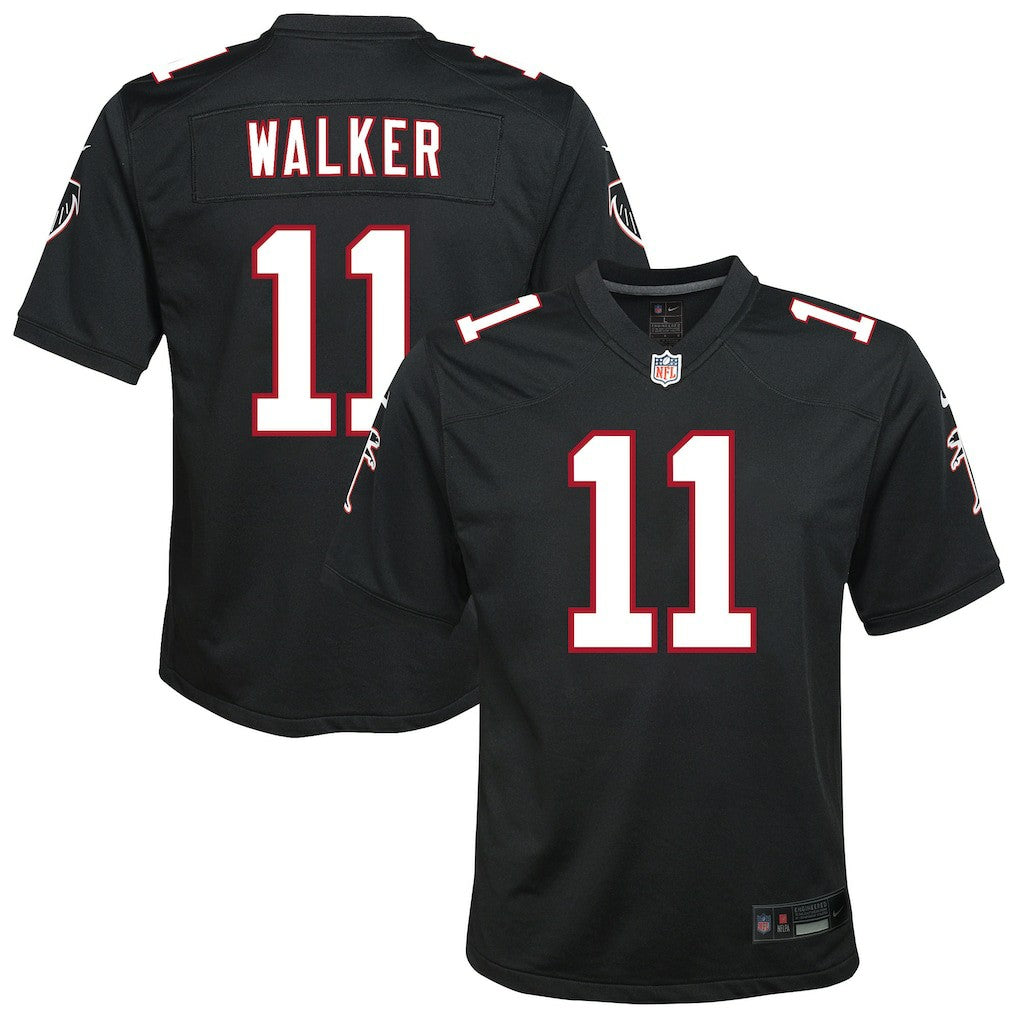 Nike Jalon Walker Atlanta Falcons Youth Alternate Game Jersey Black