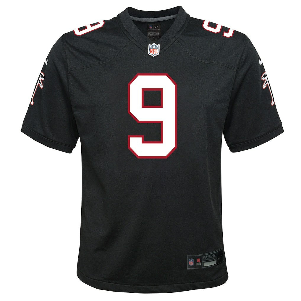 Nike Michael Penix Jr. Atlanta Falcons Youth Alternate Game Jersey Black