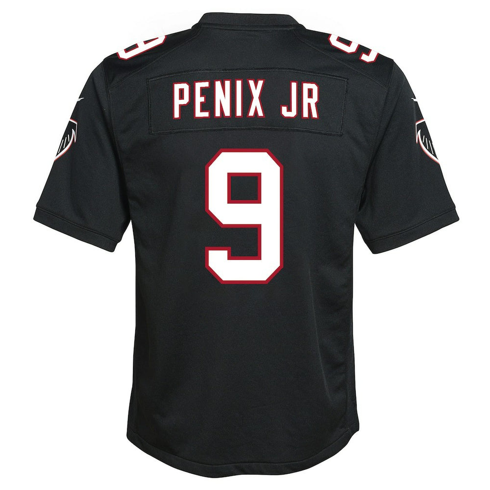 Nike Michael Penix Jr. Atlanta Falcons Youth Alternate Game Jersey Black