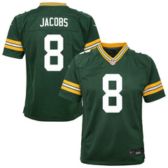 Nike Josh Jacobs Green Bay Packers Youth Team Game Jersey Green