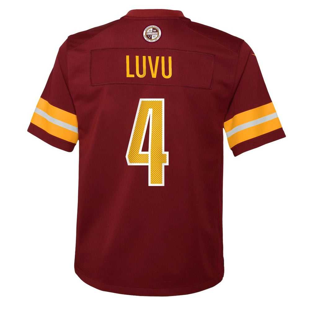 Nike Frankie Luvu Washington Commanders Youth Team Game Jersey Burgundy