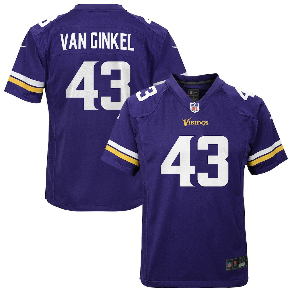 Nike Andrew Van Ginkel Minnesota Vikings Youth Youth Purple