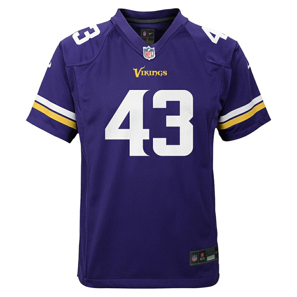 Nike Andrew Van Ginkel Minnesota Vikings Youth Youth Purple