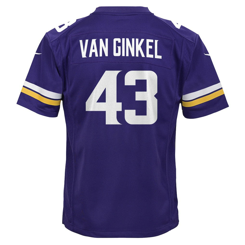 Nike Andrew Van Ginkel Minnesota Vikings Youth Youth Purple