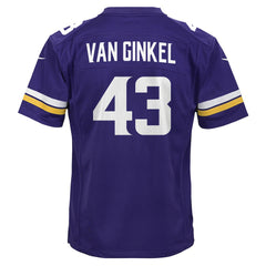 Nike Andrew Van Ginkel Minnesota Vikings Youth Youth Purple
