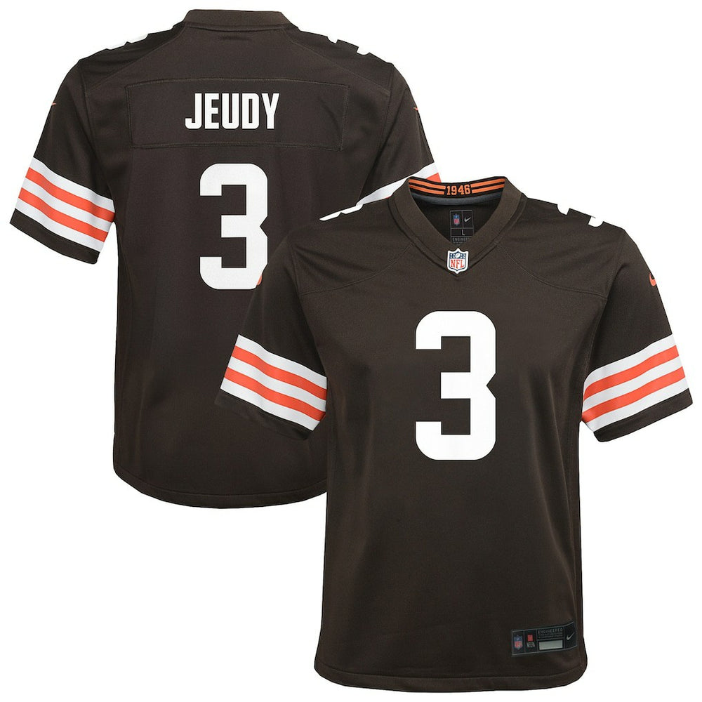 Nike Jerry Jeudy Cleveland Browns Youth Team Game Jersey Brown