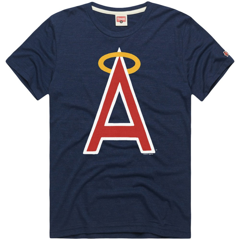 Los Angeles Angels Homage Hyper Local Refresh T-Shirt - Navy - MLB Sale