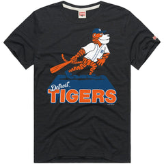 Detroit Tigers Homage Hyper Local Refresh Tri-Blend T-Shirt - Charcoal - MLB Online