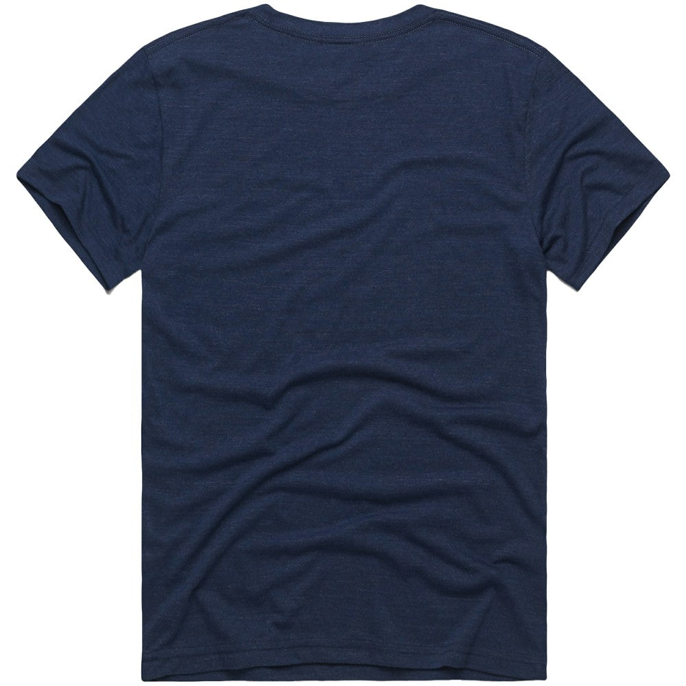 Milwaukee Brewers Homage Hyper Local Refresh Tri-Blend T-Shirt - Navy - MLB Discount