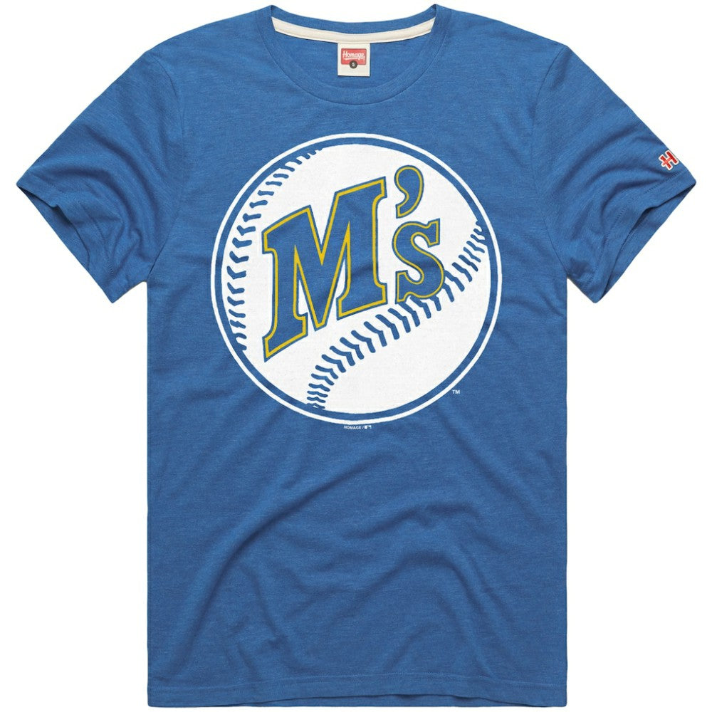 Seattle Mariners Homage Hyper Local Refresh T-Shirt - Royal - MLB Online