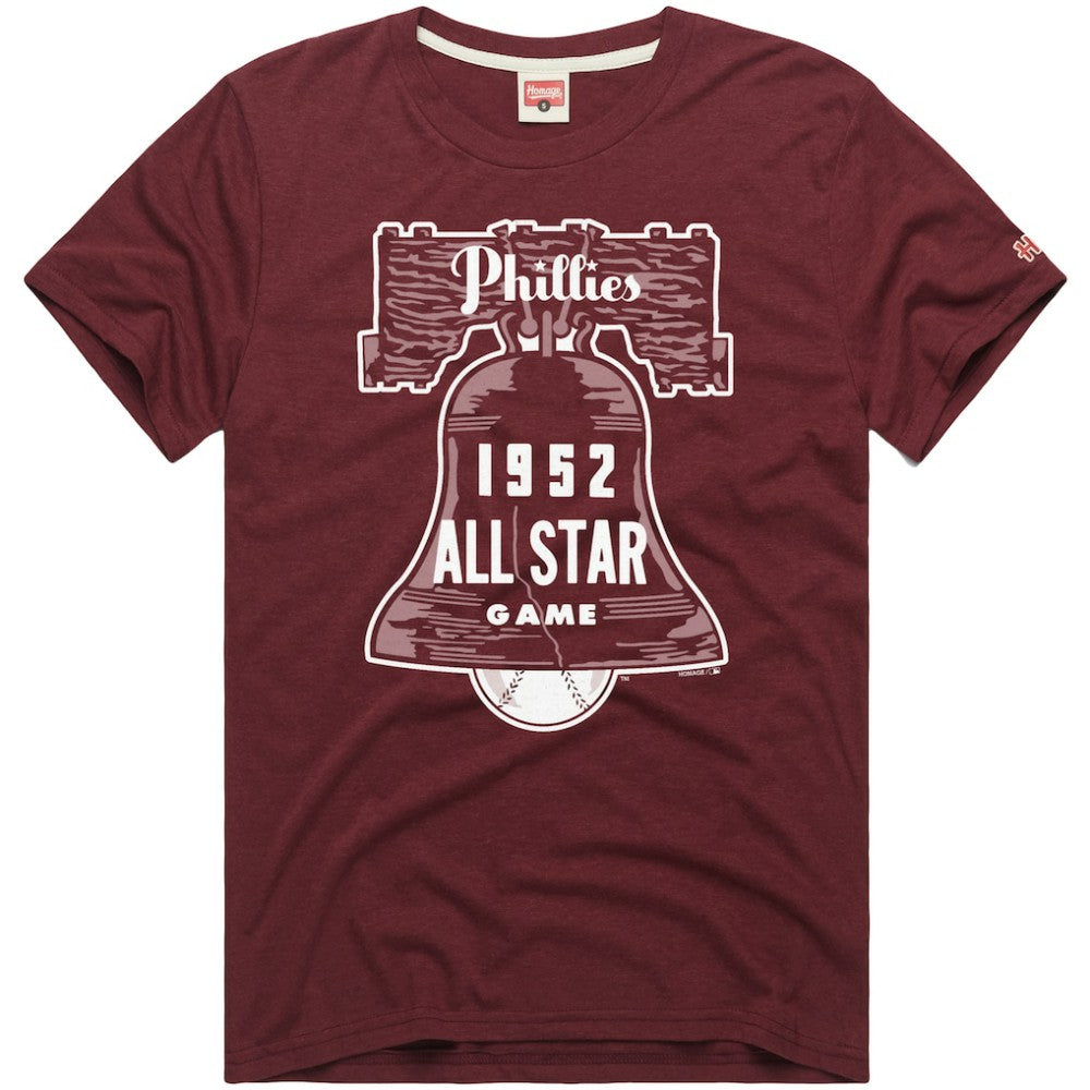 Philadelphia Phillies Homage Hyper Local Refresh T-Shirt - Wine - MLB Online