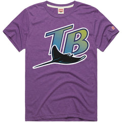 Tampa Bay Rays Homage Hyper Local Refresh T-Shirt - Purple - MLB Discount