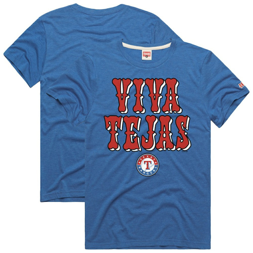 Texas Rangers Homage Hyper Local Refresh T-Shirt - Royal - MLB Sale