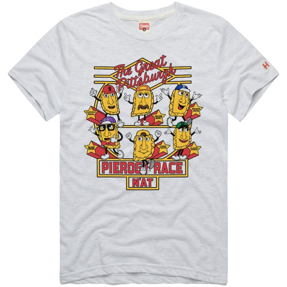 Pittsburgh Pirates Homage Hyper Local Refresh Tri-Blend T-Shirt - Ash - MLB Sale
