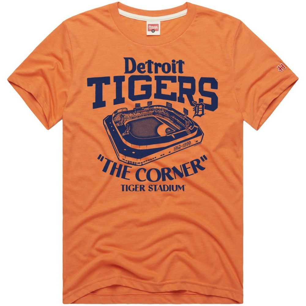 Detroit Tigers Homage Hyper Local Refresh Tri-Blend T-Shirt - Orange - MLB on Sale
