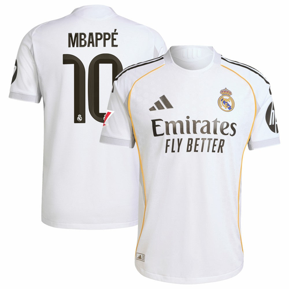Kylian Mbappé Real Madrid 2025/26 Home Player Jersey White - Adidas sale