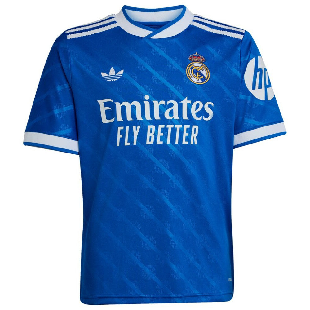 Kylian Mbappé Real Madrid Youth 2025/26 Third Replica Player Jersey Blue - Adidas sale