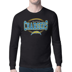 Los Angeles Chargers Starter Team Track Graphic Long Sleeve T-Shirt Black