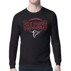 Atlanta Falcons Starter Team Track Graphic Long Sleeve T-Shirt Black