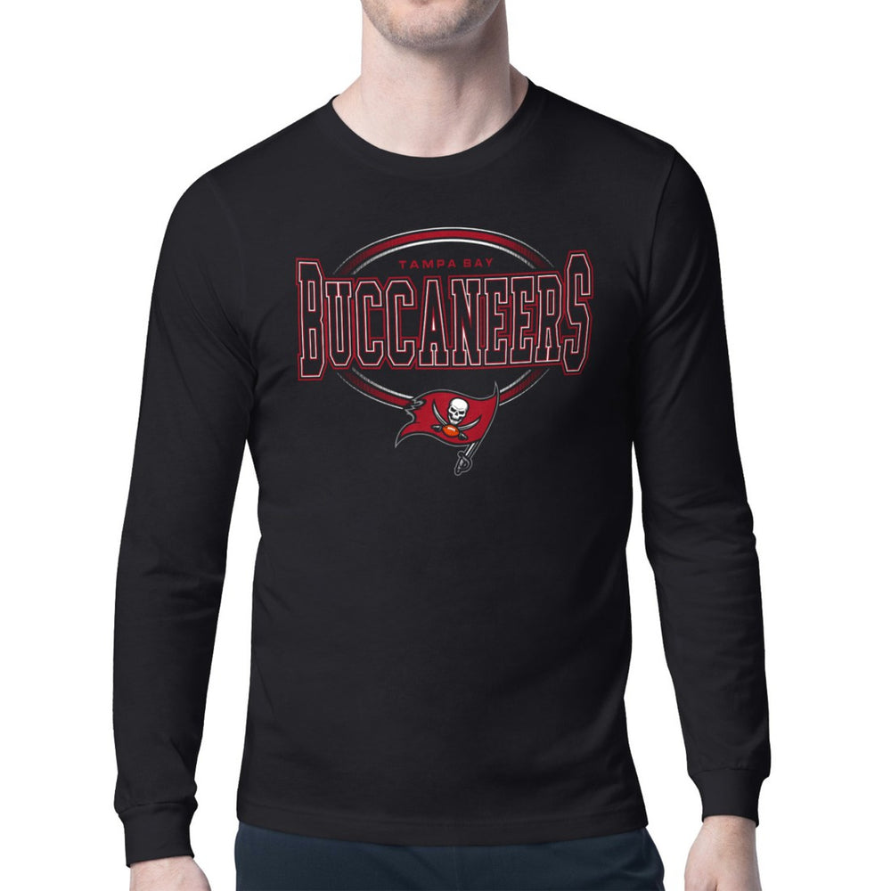 Tampa Bay Buccaneers Starter Team Track Graphic Long Sleeve T-Shirt Black