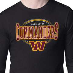 Washington Commanders Starter Team Track Graphic Long Sleeve T-Shirt Black
