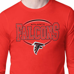 Atlanta Falcons Starter Team Track Graphic Long Sleeve T-Shirt Red