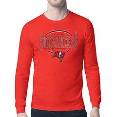 Tampa Bay Buccaneers Starter Team Track Graphic Long Sleeve T-Shirt Red