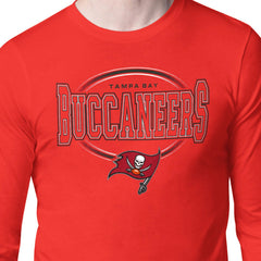 Tampa Bay Buccaneers Starter Team Track Graphic Long Sleeve T-Shirt Red