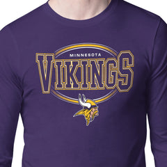 Minnesota Vikings Starter Team Track Graphic Long Sleeve T-Shirt Purple