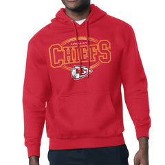 Kansas City Chiefs Starter Team Track Graphic Pullover Hoodie Red