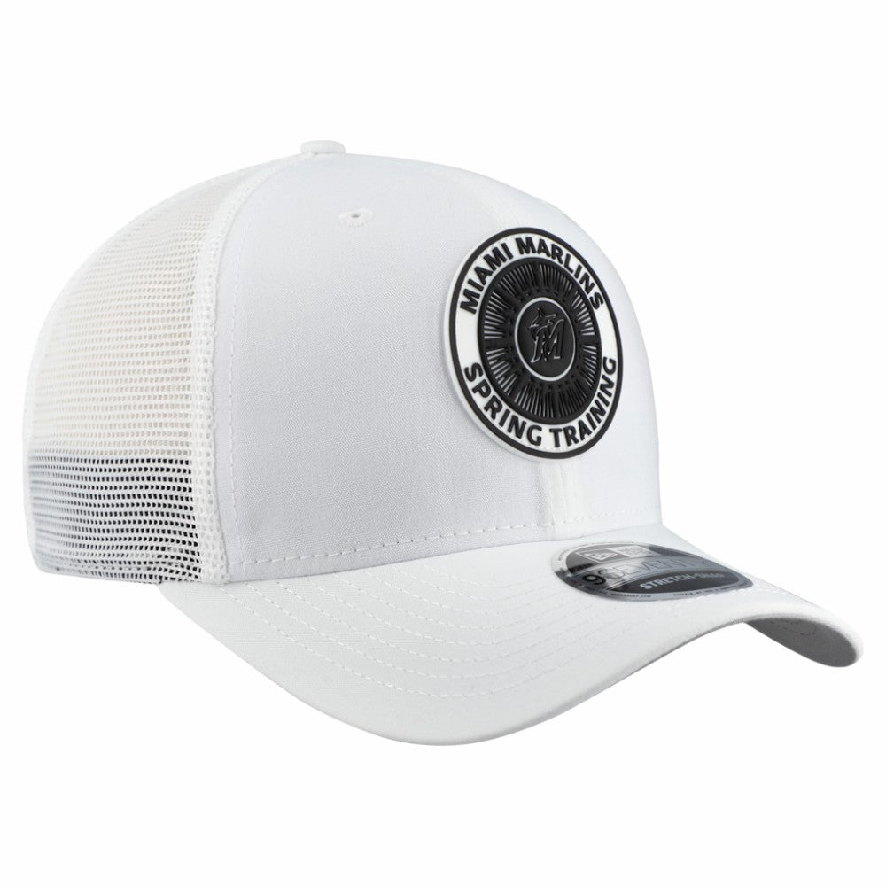 Miami Marlins New Era 2026 Spring Training Fan Pack 9SEVENTY Adjustable Trucker Hat - White - New Era Online