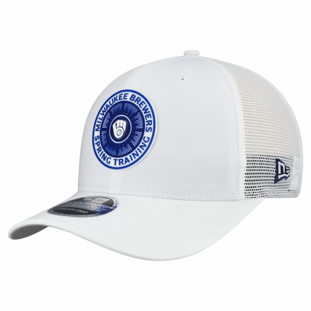 Milwaukee Brewers New Era 2026 Spring Training Fan Pack 9SEVENTY Adjustable Trucker Hat - White - New Era Online