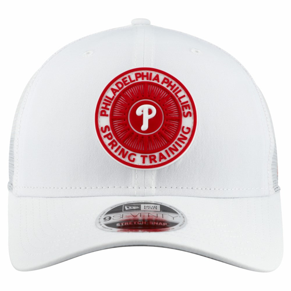 Philadelphia Phillies New Era 2026 Spring Training Fan Pack 9SEVENTY Adjustable Trucker Hat - White - New Era Lifestyle