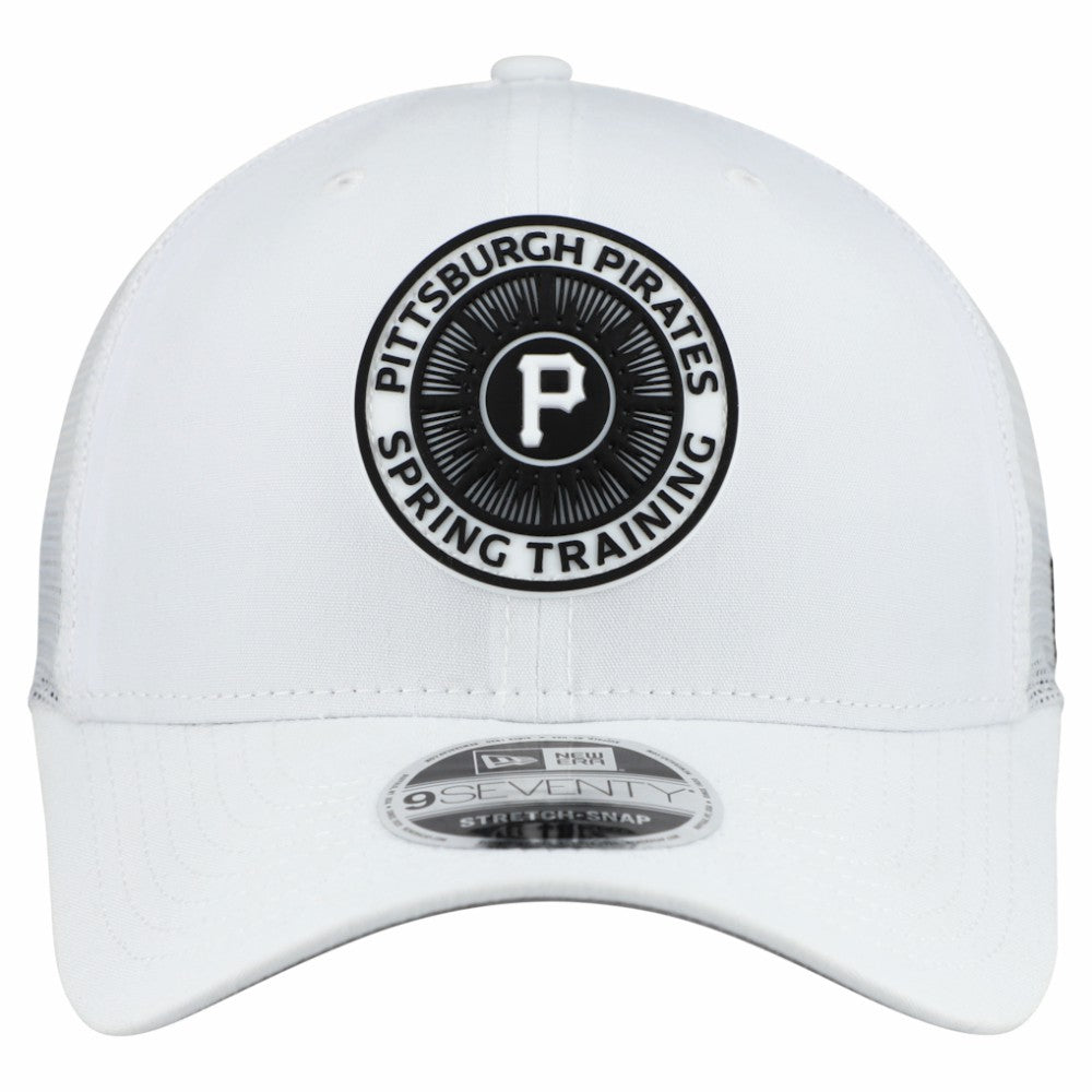 Pittsburgh Pirates New Era 2026 Spring Training Fan Pack 9SEVENTY Adjustable Trucker Hat - White - New Era Discount