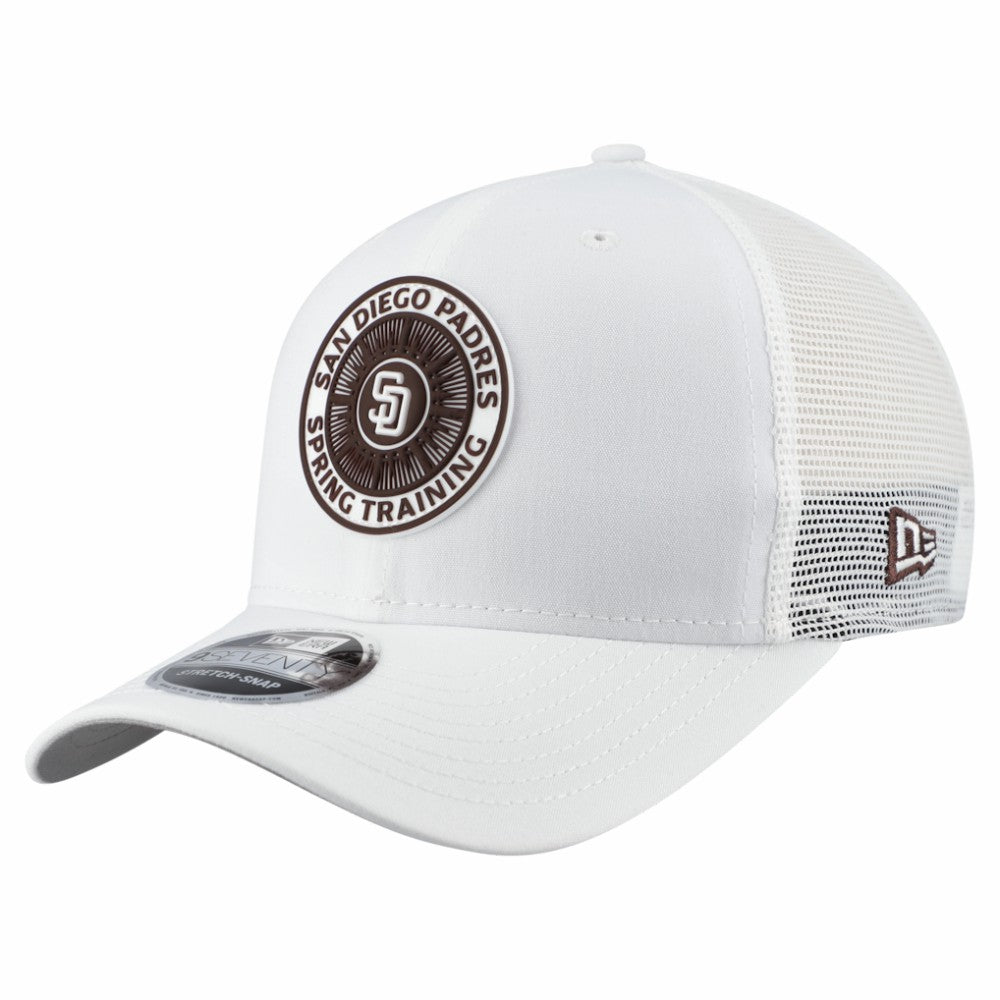 San Diego Padres New Era 2026 Spring Training Fan Pack 9SEVENTY Adjustable Trucker Hat - White - New Era Sale