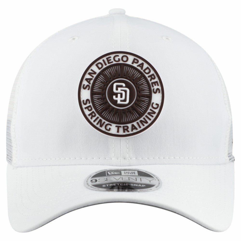 San Diego Padres New Era 2026 Spring Training Fan Pack 9SEVENTY Adjustable Trucker Hat - White - New Era Sale