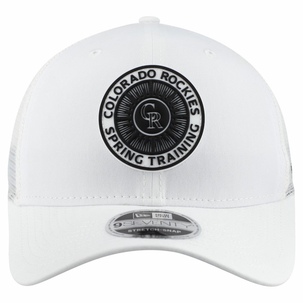 Colorado Rockies New Era 2026 Spring Training Fan Pack 9SEVENTY Adjustable Trucker Hat - White - New Era Lifestyle