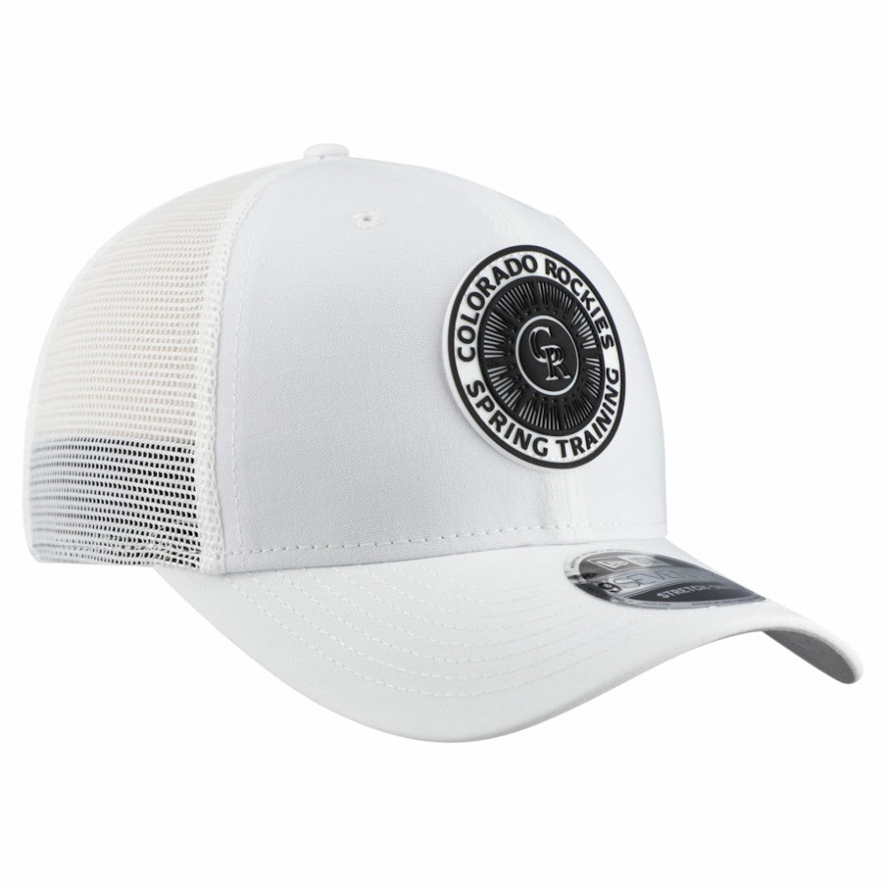 Colorado Rockies New Era 2026 Spring Training Fan Pack 9SEVENTY Adjustable Trucker Hat - White - New Era Lifestyle
