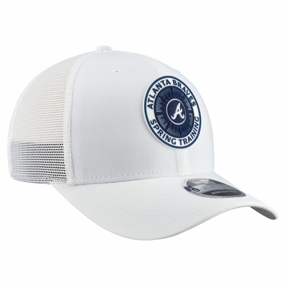 Atlanta Braves New Era 2026 Spring Training Fan Pack 9SEVENTY Adjustable Trucker Hat - White - New Era Discount