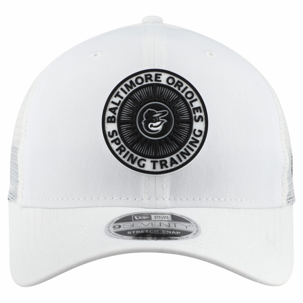 Baltimore Orioles New Era 2026 Spring Training Fan Pack 9SEVENTY Adjustable Trucker Hat - White - New Era Sale