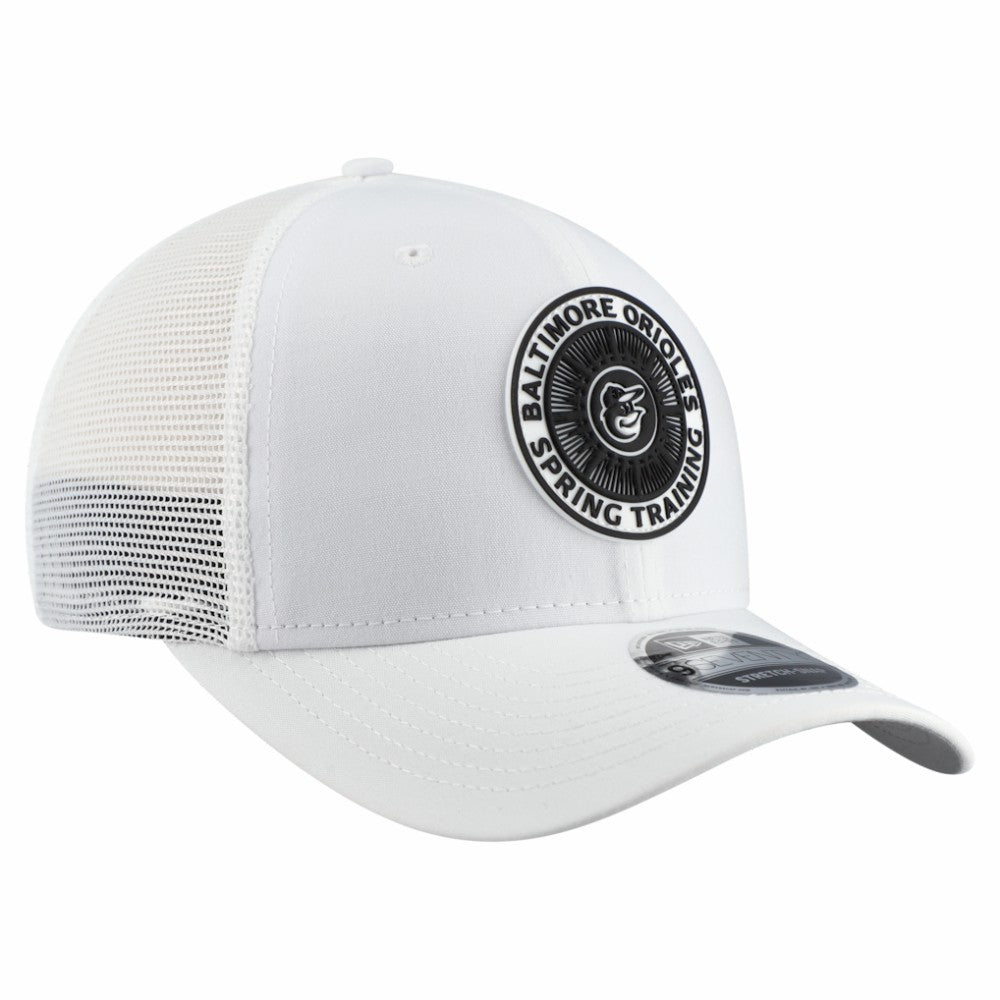 Baltimore Orioles New Era 2026 Spring Training Fan Pack 9SEVENTY Adjustable Trucker Hat - White - New Era Sale